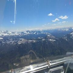 Flugwegposition um 12:07:24: Aufgenommen in der Nähe von Bad Ischl, Österreich in 2532 Meter